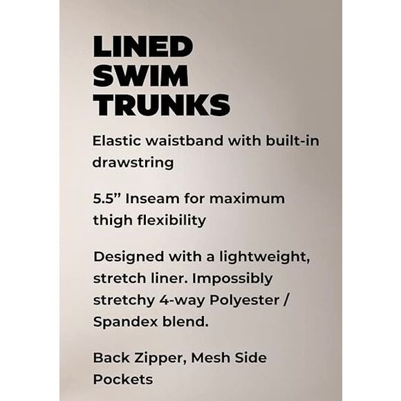 Chubbies Mens 5.5" Lined Swim Trunks XXL The Cosmic Florals NWT - Picture 4 of 9